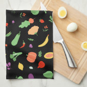 Vegetable Medley Kitchen Towel Theedoek (Quarter Fold)