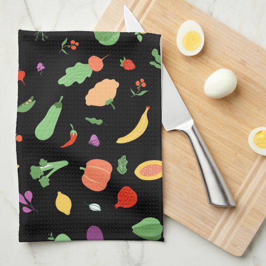 Vegetable Medley Kitchen Towel Theedoek (Quarter Fold)
