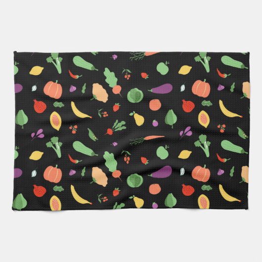 Vegetable Medley Kitchen Towel Theedoek (Horizontaal)