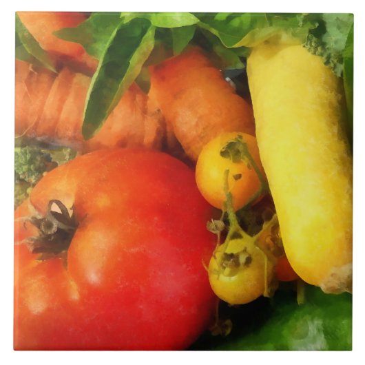Vegetable Medley Tegeltje (Voorkant)