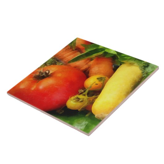 Vegetable Medley Tegeltje (Zijkant)