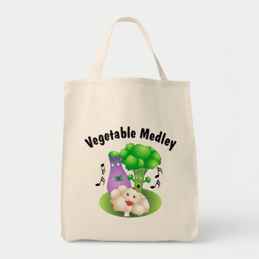 Vegetable Medley Tote Bag (Voorkant)