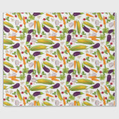 Vegetable Medley Wrapping Paper Cadeaupapier (Vlak)