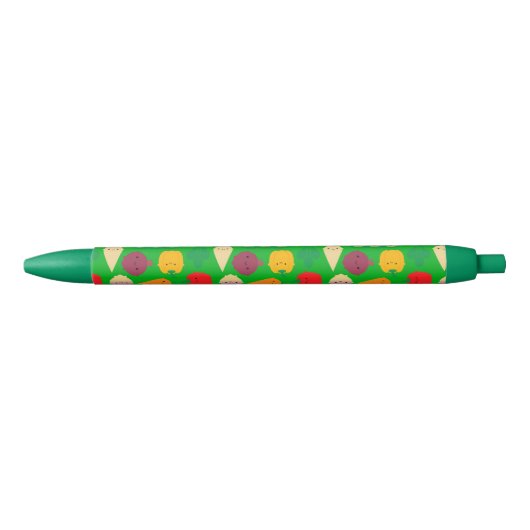 Vegetable Patch Zwarte Inkt Pen (Voorkant)