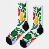 Vegetable pattern sokken (Links)