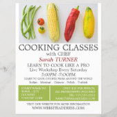 Vegetable Selection, Cooking Classes Adverteren Flyer (Voorkant)