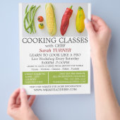 Vegetable Selection, Cooking Classes Adverteren Flyer (Hand)