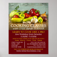 Vegetable Selection, Cooking Classes Adverteren
