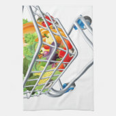 Vegetable Shopping Cart Trolley Theedoek (Verticaal)
