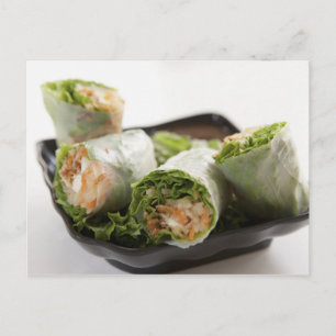 Vegetable Spring Rolls Briefkaart