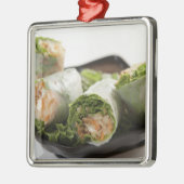Vegetable Spring Rolls Metalen Ornament (Links)