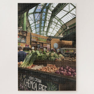 Vegetable Stand at Borough Market, Londen, Verenig Legpuzzel