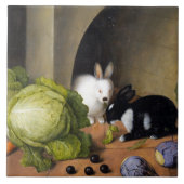 Vegetable Stillife met Bunny Tegeltje (Voorkant)
