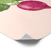 Vegetable wall art - Raddish illustration Poster (Hoek)