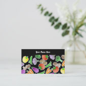 Vegetable Wallpaper, Jouw naam hier Visitekaartje (Staand voorkant)