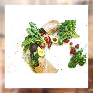 Vegetable Window Cling Raamsticker