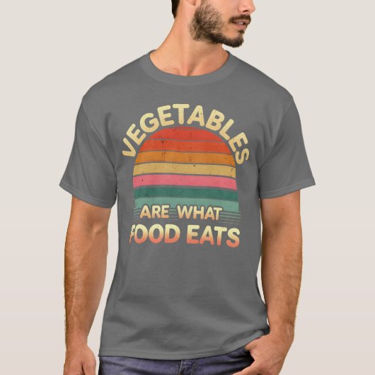Vegetables Are What Food Eats boy T-shirt (Voorkant)