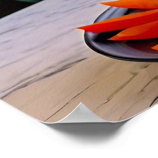 Vegetables Christmas Tree, Lettuce Leaves & Cherry Poster (Hoek)