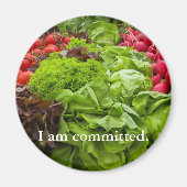 Vegetables Commitment Magnet (Voorkant)