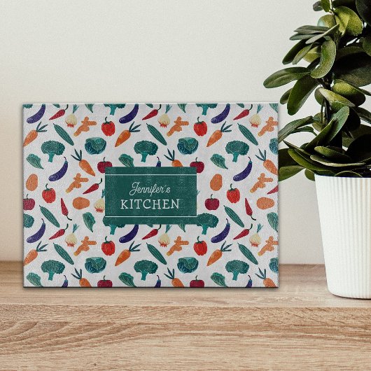 Vegetables Custom Kitchen Snijplank