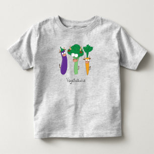 Vegetables Cute Kinder Funny Cartoon Shirts