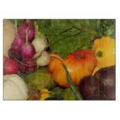 Vegetables Decorative Glass Cutting Board Snijplank (Voorkant)