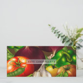 Vegetables en kruiden Organic Food Gift Certificat (Staand voorkant)