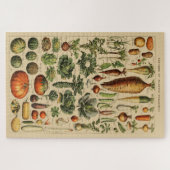 Vegetables  Franse boekpagina Legpuzzel (Horizontaal)