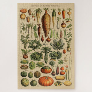Vegetables  Franse boekpagina Legpuzzel