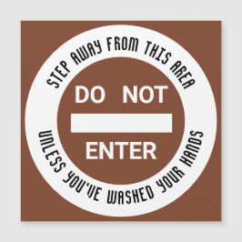 Vegetables Geen binnenste was handen Magnetic Card