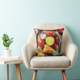 "Vegetables Homemade Salad", een foto van de Cute  Kussen