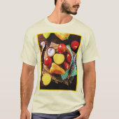 "Vegetables Homemade Salad", een foto van de Cute  T-shirt (Voorkant)