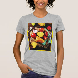 "Vegetables Homemade Salad", een foto van de Cute  T-shirt
