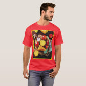 "Vegetables Homemade Salad", een foto van de Cute  T-shirt (Voorkant volledig)