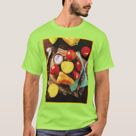 "Vegetables Homemade Salad", een foto van de Cute  T-shirt