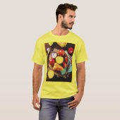 "Vegetables Homemade Salad", een foto van de Cute  T-shirt (Voorkant volledig)
