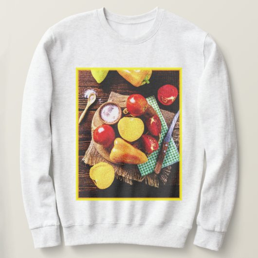 "Vegetables Homemade Salad", een foto van de Cute Trui (Design voorkant)