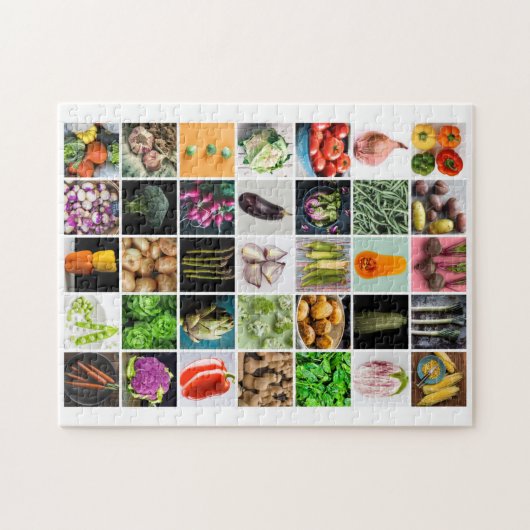 Vegetables Jigzaag Legpuzzel (Horizontaal)