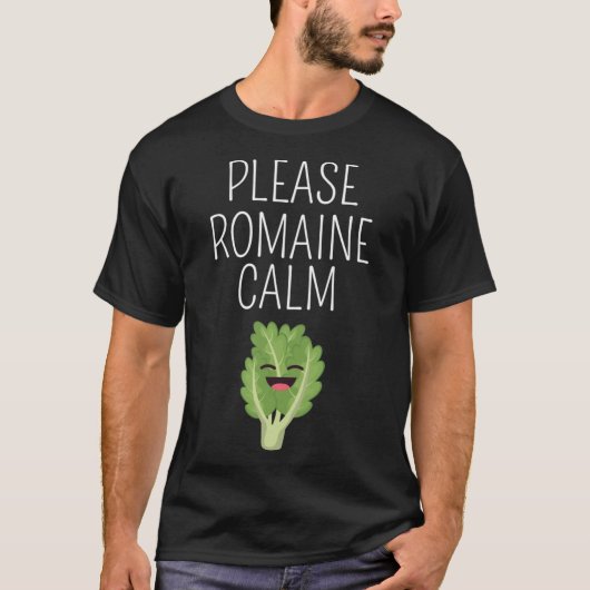 Vegetables Pun Funny Lettuce Vegetarian Vegan Gift T-shirt (Voorkant)