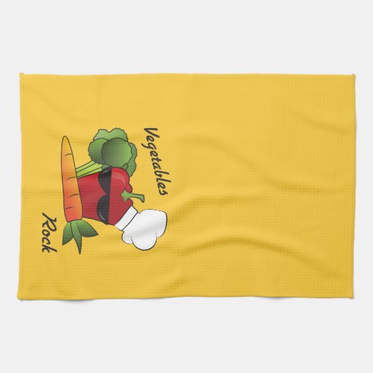 Vegetables Rock Theedoek (Horizontaal)