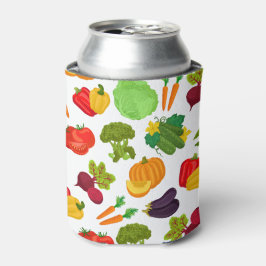 Vegetables Seamless Vegan Pattern Blikjeskoeler