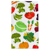 Vegetables Seamless Vegan Pattern Klein Cadeauzakje (Achterkant)