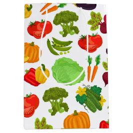 Vegetables Seamless Vegan Pattern Medium Cadeauzakje
