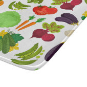 Vegetables Seamless Vegan Pattern Snijplank (Hoek)
