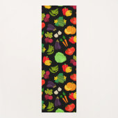 Vegetables Seamless Vegan Pattern Yogamat (Voorkant)