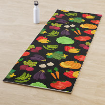Vegetables Seamless Vegan Pattern