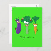 Vegetabulls Vegetable Bulls Funny Briefkaart (Voorkant / Achterkant)