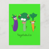 Vegetabulls Vegetable Bulls Funny Briefkaart (Voorkant)