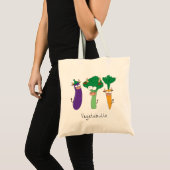 Vegetabulls Vegetable Bulls Funny Canvas tas (Voorkant (product))