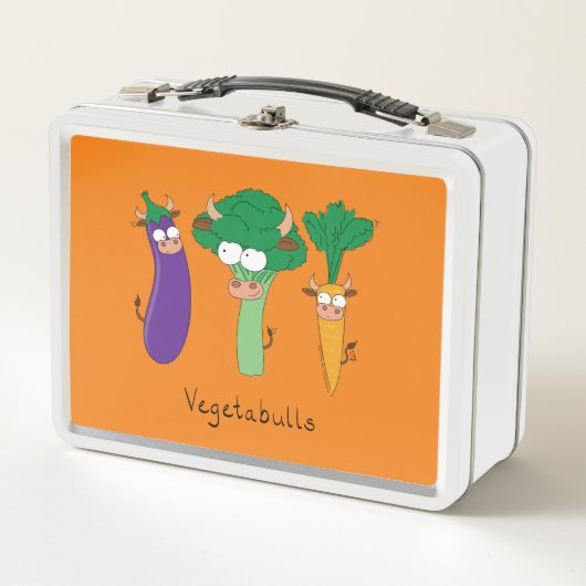 Vegetabulls Vegetable Bulls Funny Lunch Box (Voorkant)